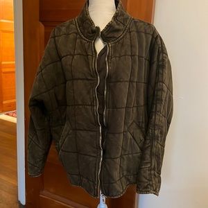 Free People Dolman Jacket Military Green - Worn once!